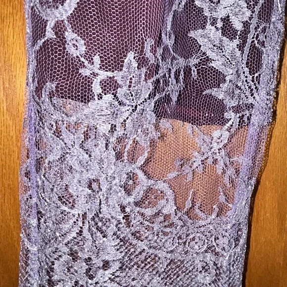 Johanna Beck Purple Silk & White Pants Size 4 NWT MSRP $395 - Picture 3 of 10